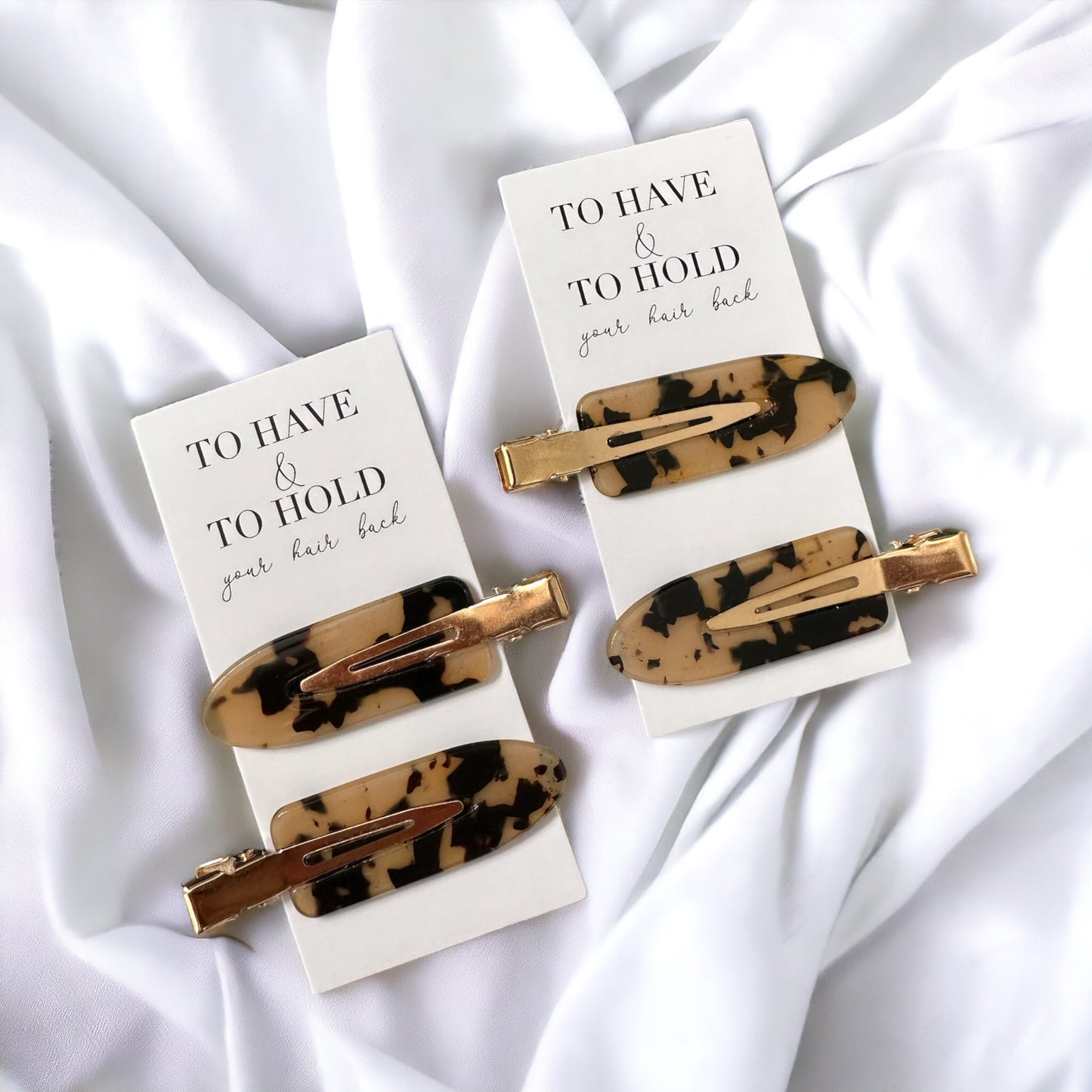 Tortoiseshell To Have and To Hold Wedding Hair Clips