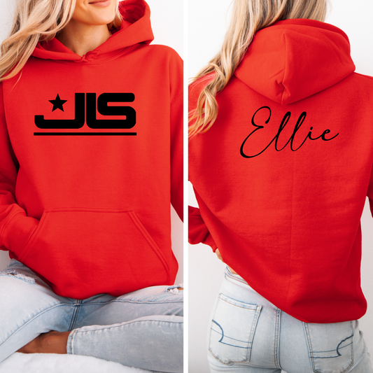 JLS personalised hoodie