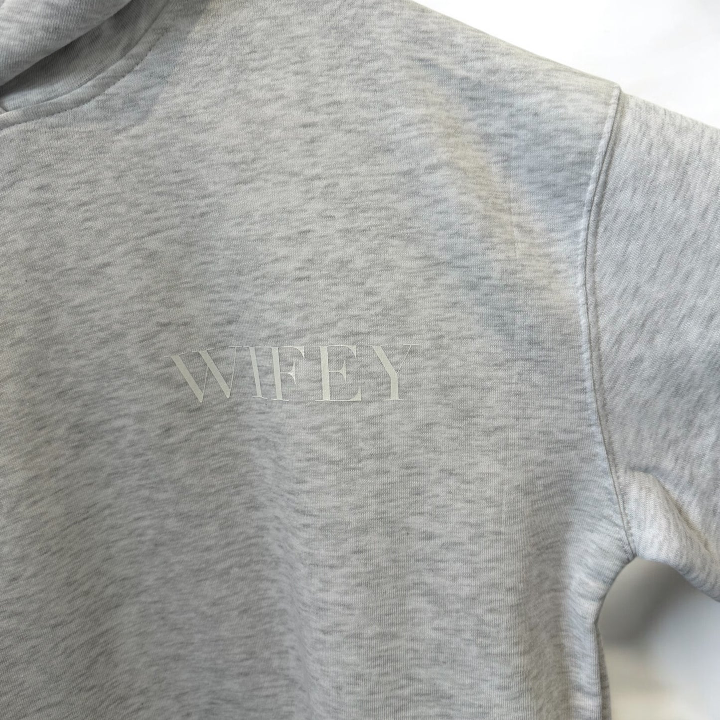 Mrs Hoodie- Grey and Pink
