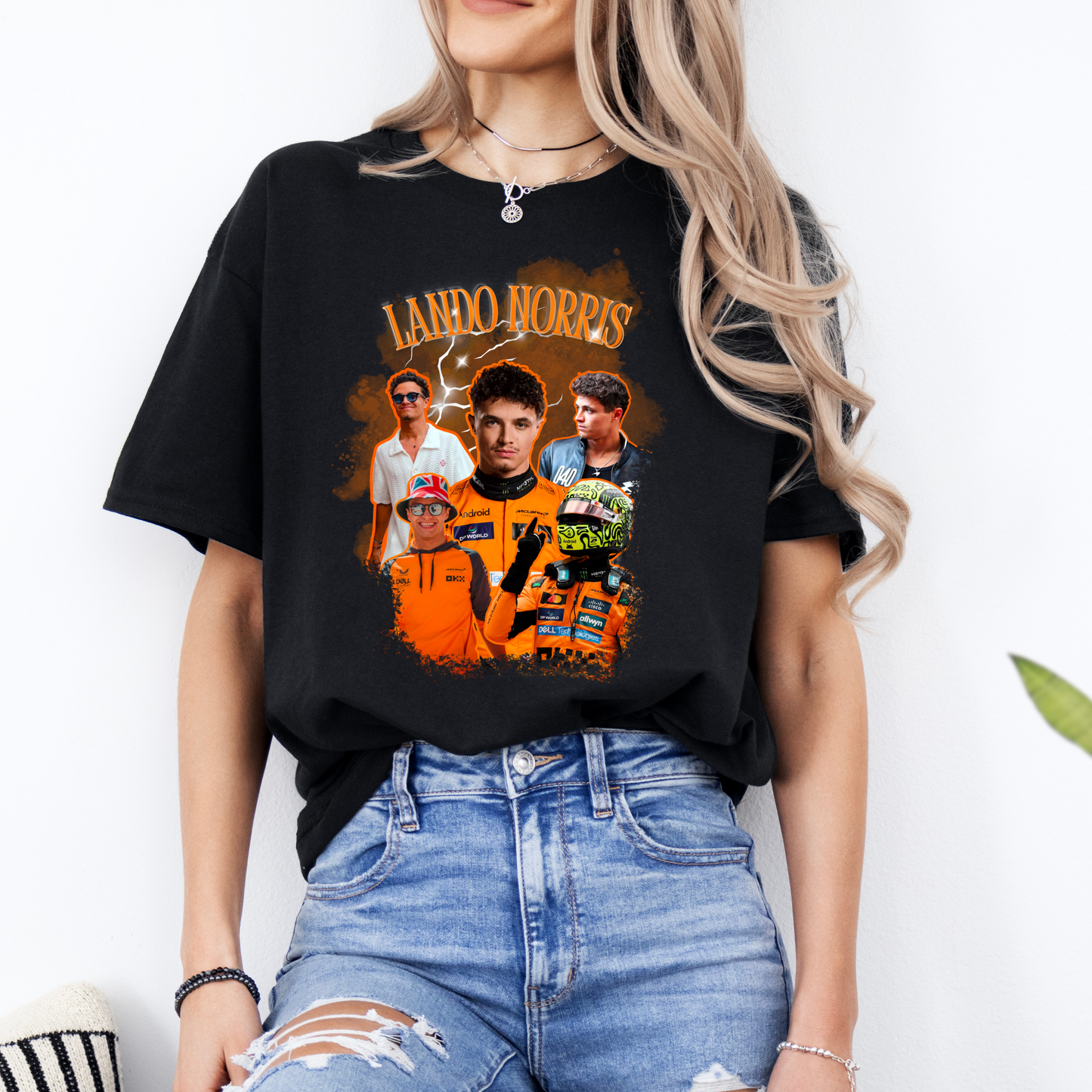 Vintage Style T-Shirt - Lando Norris