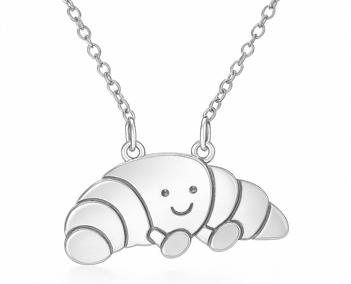 Jelly Croissant Necklace  (Pre Order dispatched late October)
