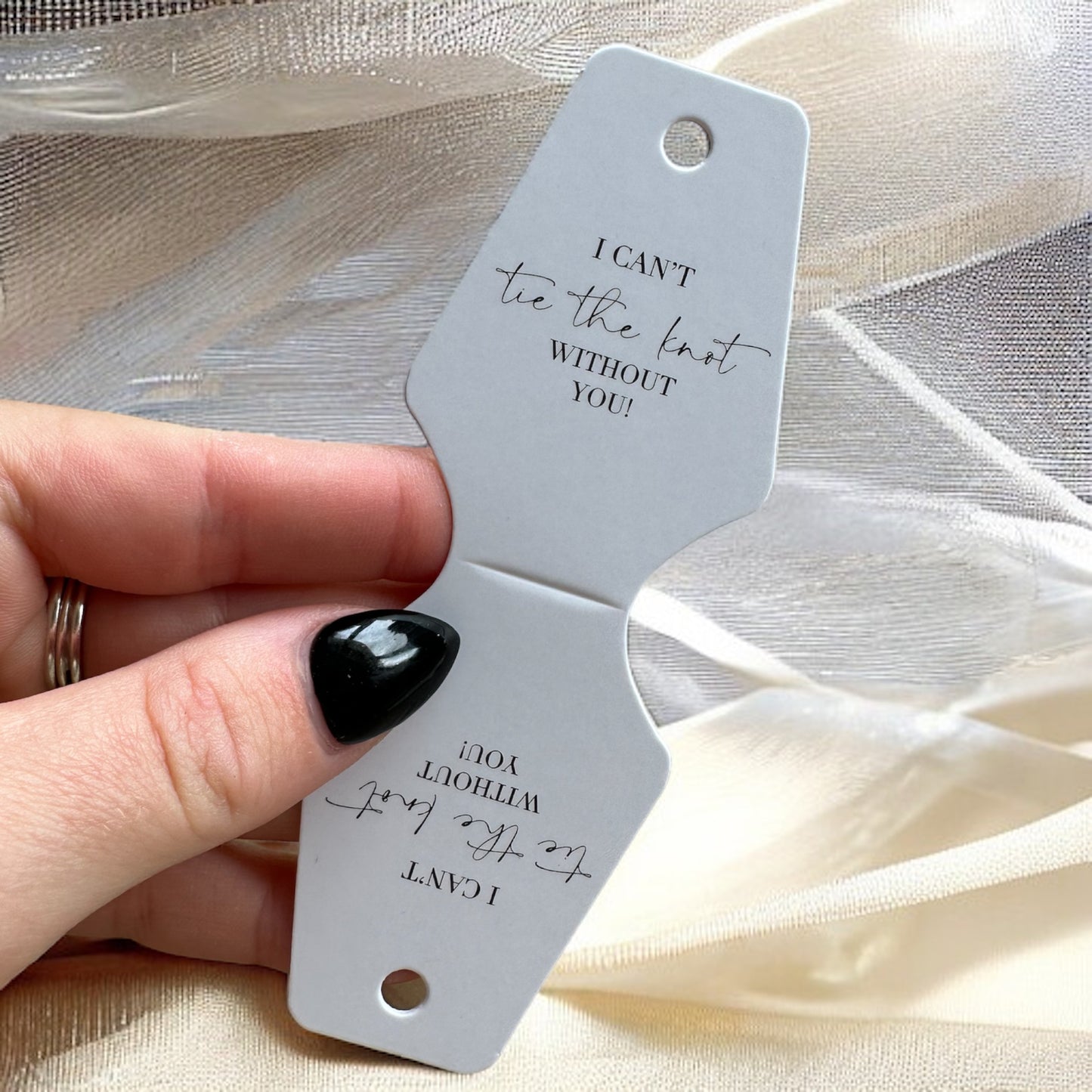 Bridesmaid Scrunchie/Bracelet Tag