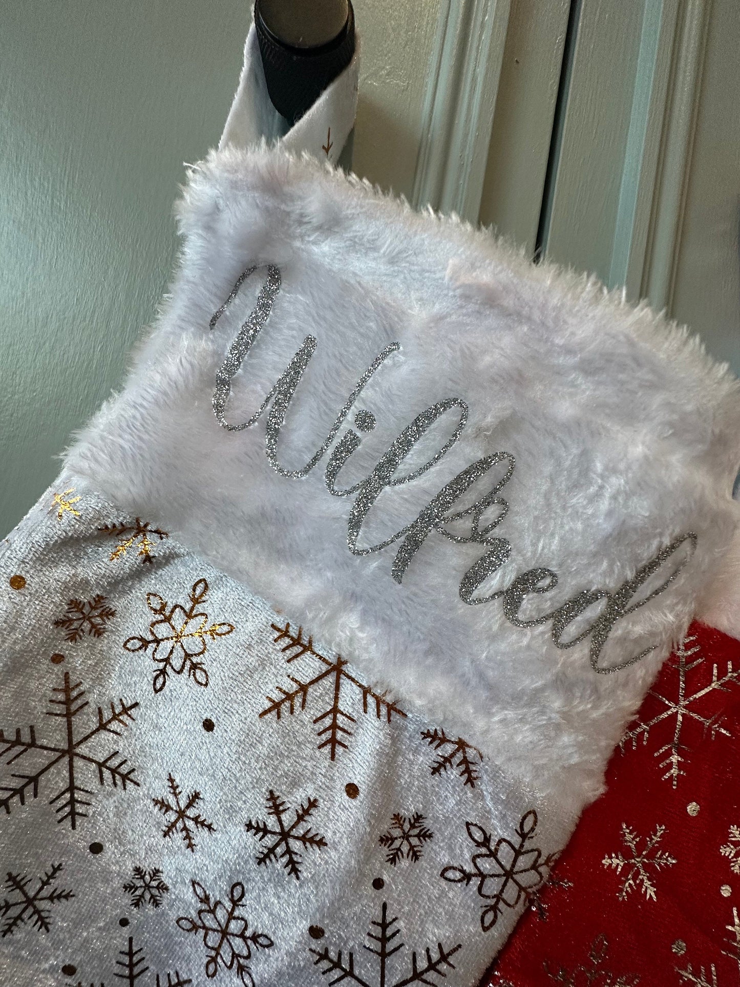 Personalised Christmas Stocking, Christmas Eve Box, Christmas Gift, Gift Bag, Stocking, Christmas Bag