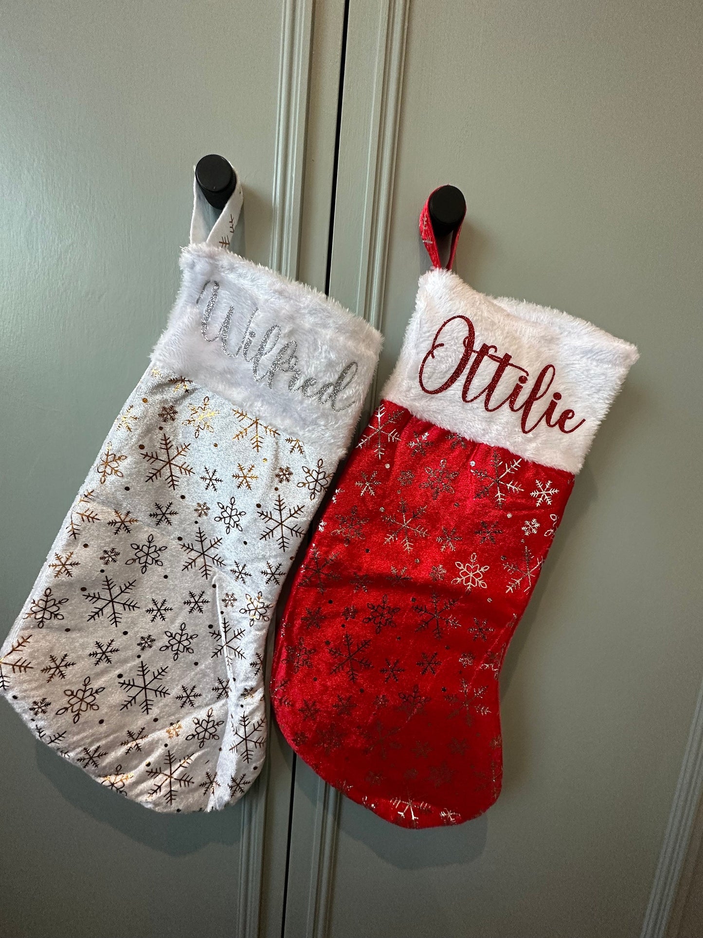 Personalised Christmas Stocking, Christmas Eve Box, Christmas Gift, Gift Bag, Stocking, Christmas Bag