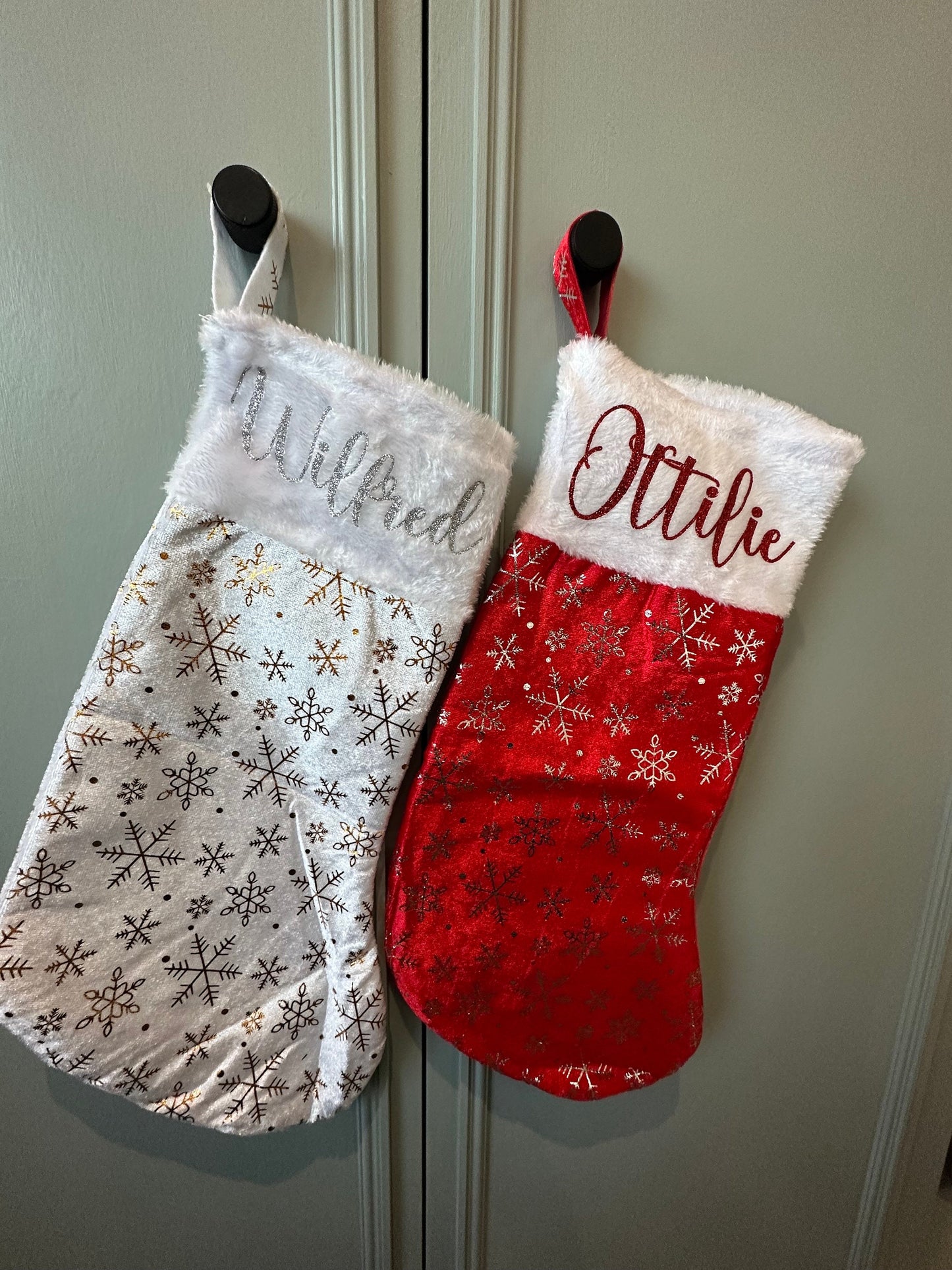 Personalised Christmas Stocking, Christmas Eve Box, Christmas Gift, Gift Bag, Stocking, Christmas Bag