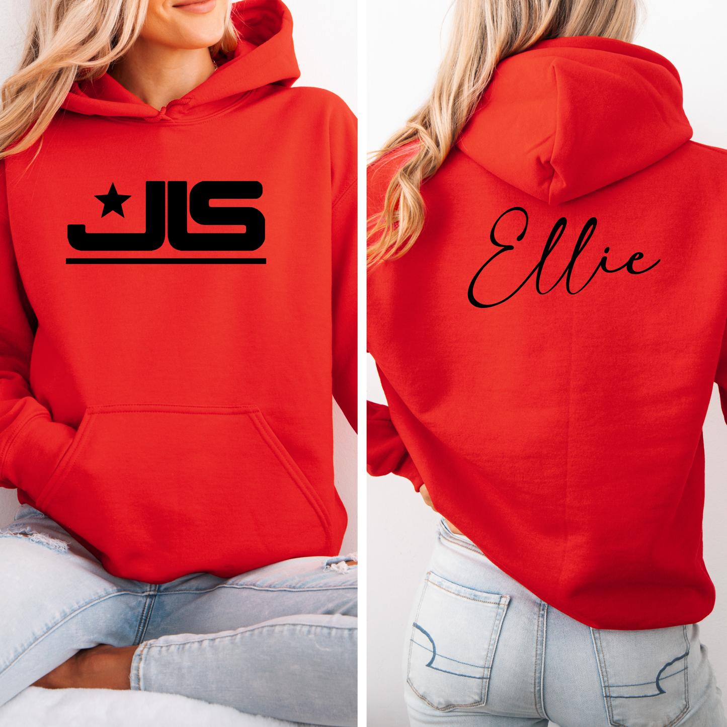 JLS personalised hoodie
