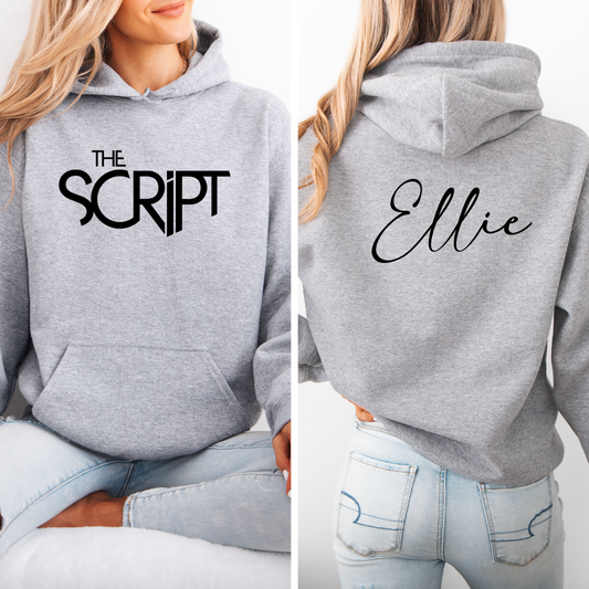 Personalised The Script Hoodie