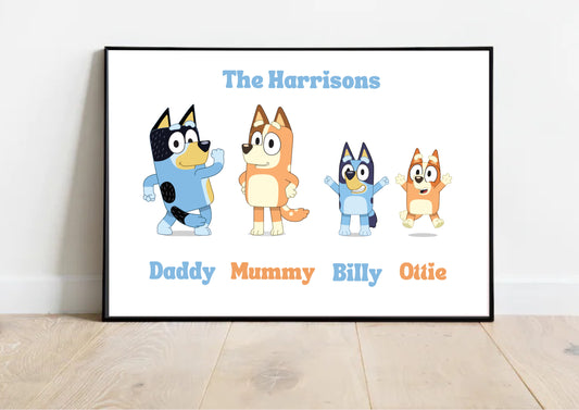 Family Names A4 Print