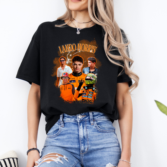 Vintage Style T-Shirt - Lando Norris