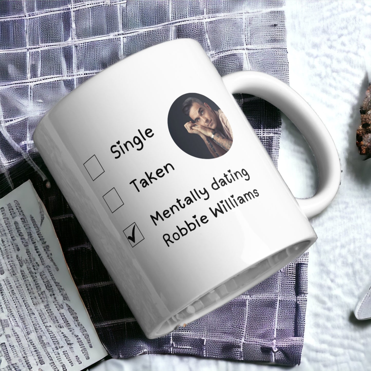 Mentally dating Robbie mug