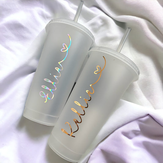 Holographic Name Cold Cup