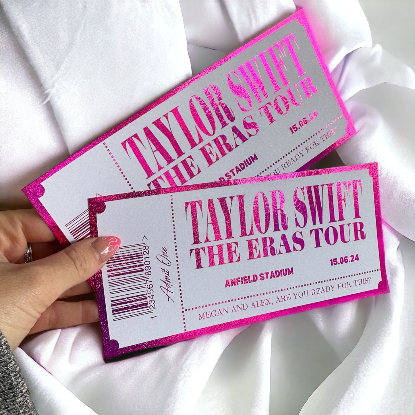 Personalised CONCERT/EVENT Gift Ticket