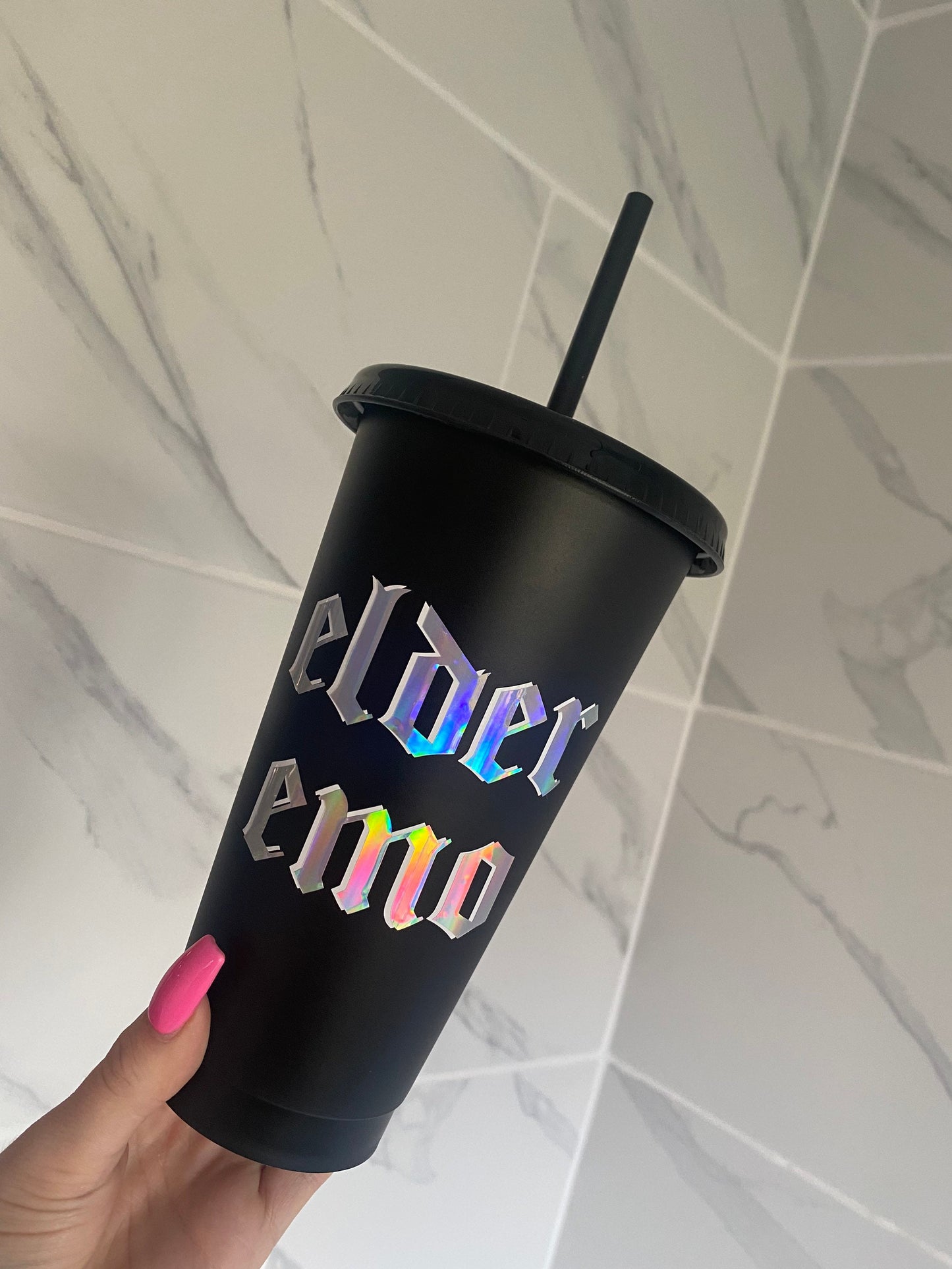 Elder Emo Personalised Cold Cup 24oz