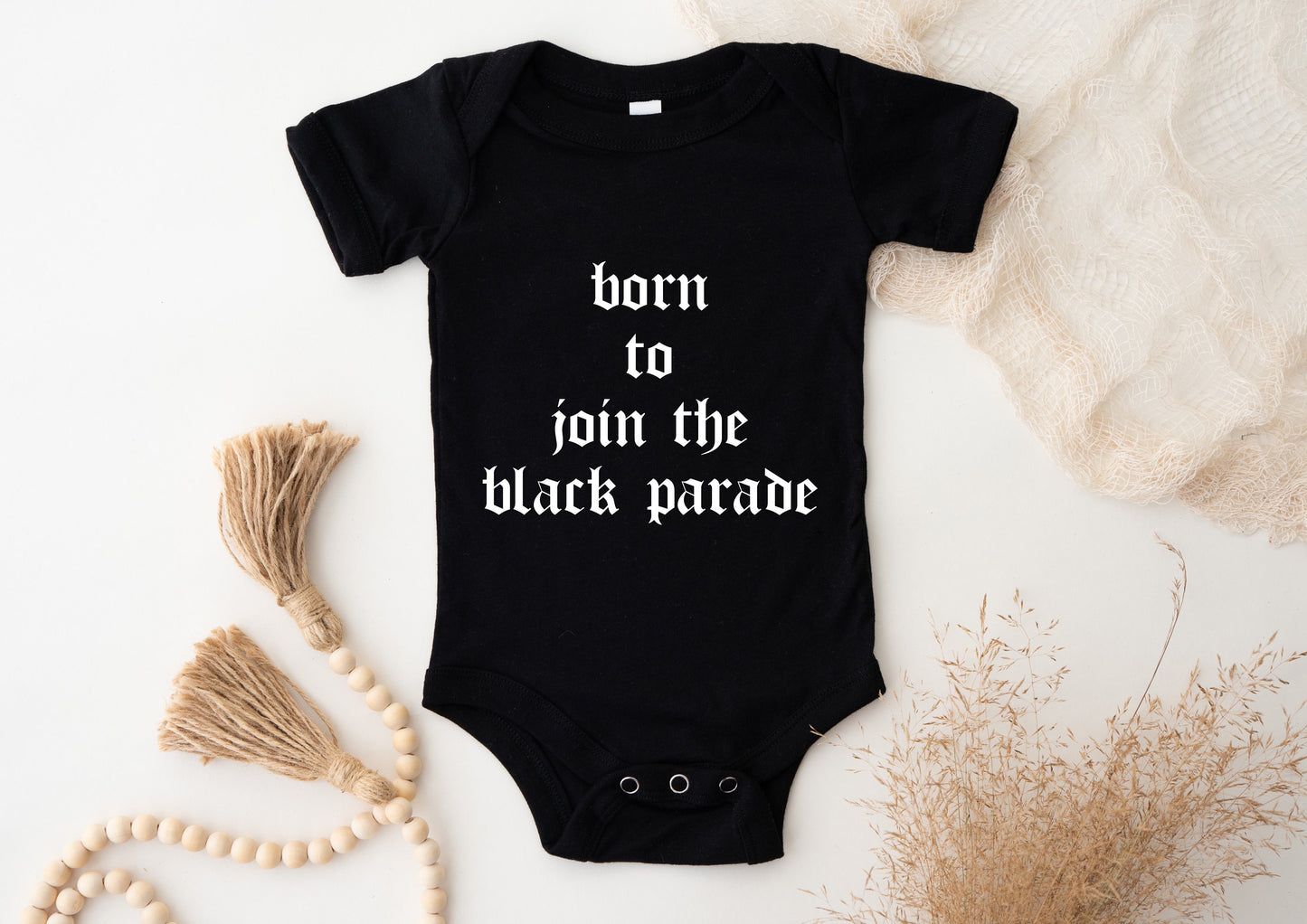 Born To Join The Black Parade Baby Grow Suit