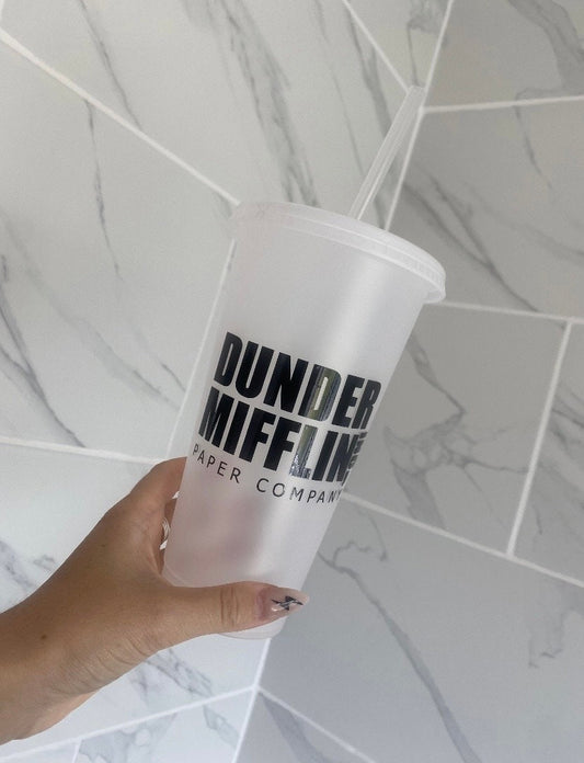 DUNDER MIFFLIN Paper Company Office Cold Cup 24oz