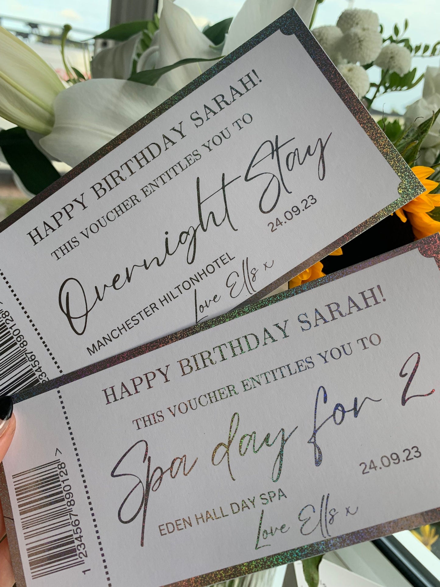 Personalised SPA DAY Gift Ticket